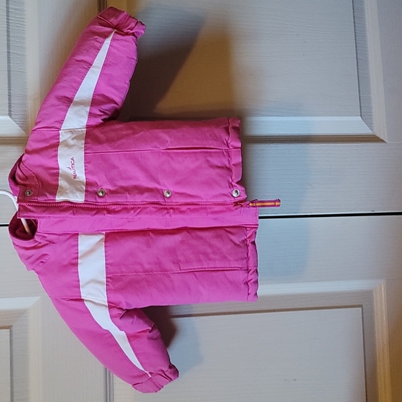 Nautica baby girls winter jacket 6-12 months in pink - Picture 1 of 3